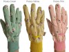 Briers Posies Cotton Grips Gardening Gloves (3 Pack)
