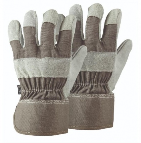 Briers Men's Large Size Rigger Gloves Twin Pack Home & Garden B4300 Blue 